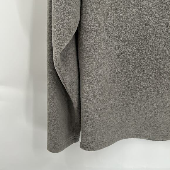 The North Face Girl's Gray 1/4 Zip Kangaroo Pouch Fleece Pullover Size 14-16 - Picture 11 of 16